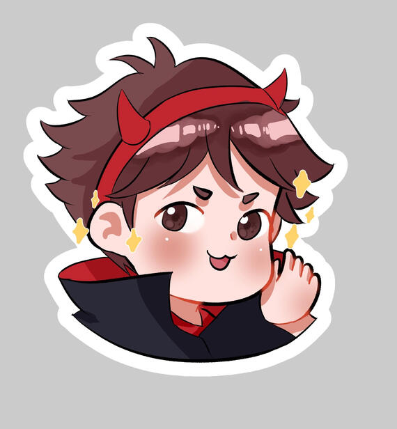 Mysta Rias VTuber Fanart